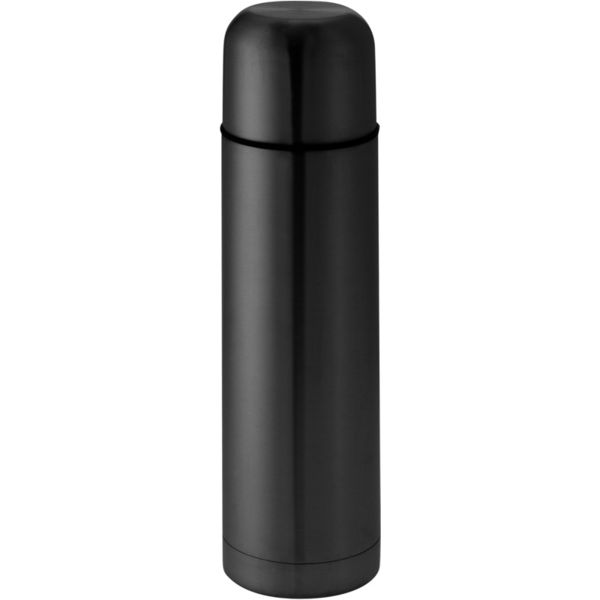 Printed Branded Black 500ml Thermos Flask Gallup Engraved With Your Brand Logo Branding