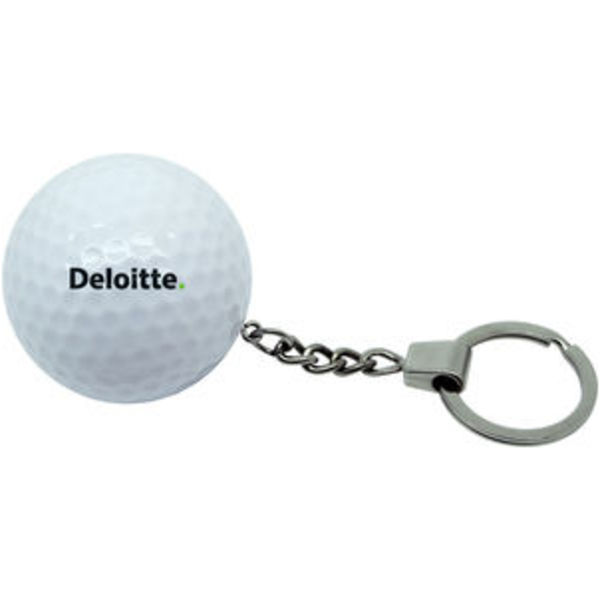 Printed Golf Ball Keyring