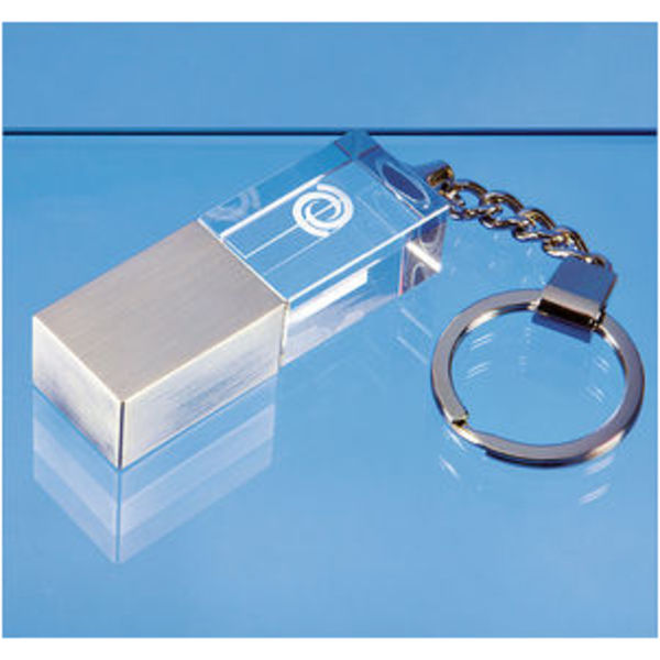 Printed 4GB Optical Crystal Memory Stick Keyring