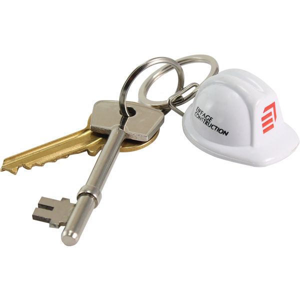 Promotional PVC Hard Hat Keyring Branding Ovation Logo Printed Promotional Products