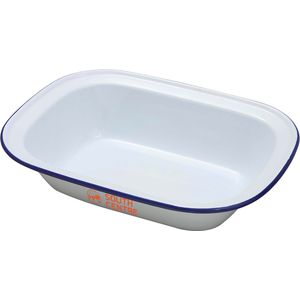 Enamel Oblong Pie Dish (220 x 165 x 50mm 391759