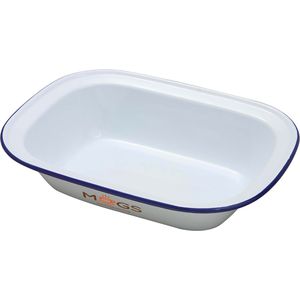 Enamel Oblong Pie Dish (280 x 210 x 65mm 391761