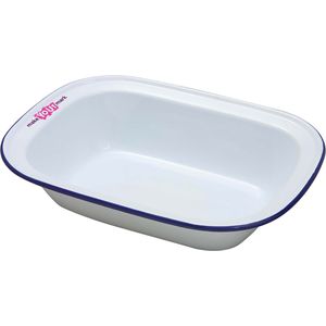 Enamel Oblong Pie Dish (260 X 190 X 60mm 391877