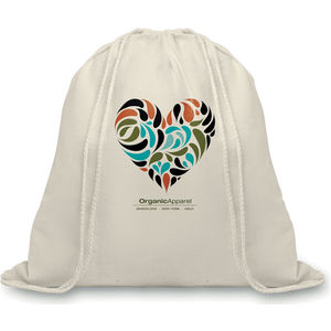 Branded Organic Eco Cotton Drawstring Ba 394633