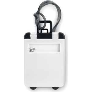 White affordable luggage tag printed wit 397664