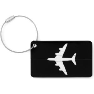 Black luggage tag - promotional aeroplan 397724
