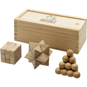Bullet Brainiac 3-piece wooden brain tea 414145