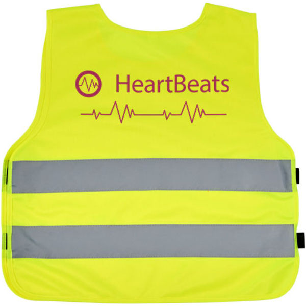 Printed Bullet Marie XS safety vest with hook&loop for kids age 712