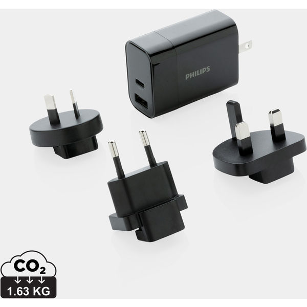 Printed Philips Ultra Fast Pd Travel Charger | Promotional Gifts ...