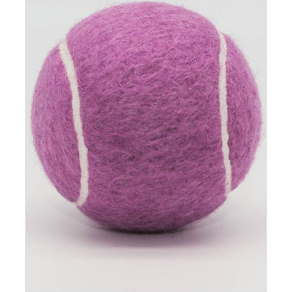 Promotional Purple branded tennis balls ideal for dog related