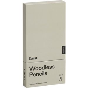 K'arst 5-pack 2B woodless graphite penci 452607