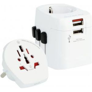 SKROSS - PRO Light USB AC45PD - Adaptateur Universel De Voyage Vers Et Vers Le Monde Avec 2 Prises Usb Charge Rapide De 45 W Tension Et Puissance 100 V Ac 700 W 250 V 1750 W SKROSS - PRO Light USB AC45PD - Adaptateur Universel De Voyage Vers Et Vers Le Monde Avec 2 Prises Usb Charge Rapide De 45 W Tension Et Puissance 100 V Ac 700 W 250 V 1750 W