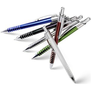 Aluminium Ball pen with patterned grip 468812