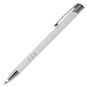 aluminium Ball pen with coloured barrel 468814