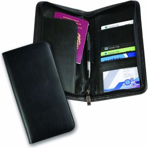 Balmoral Leather Deluxe Zipped Travel Wa 002157313